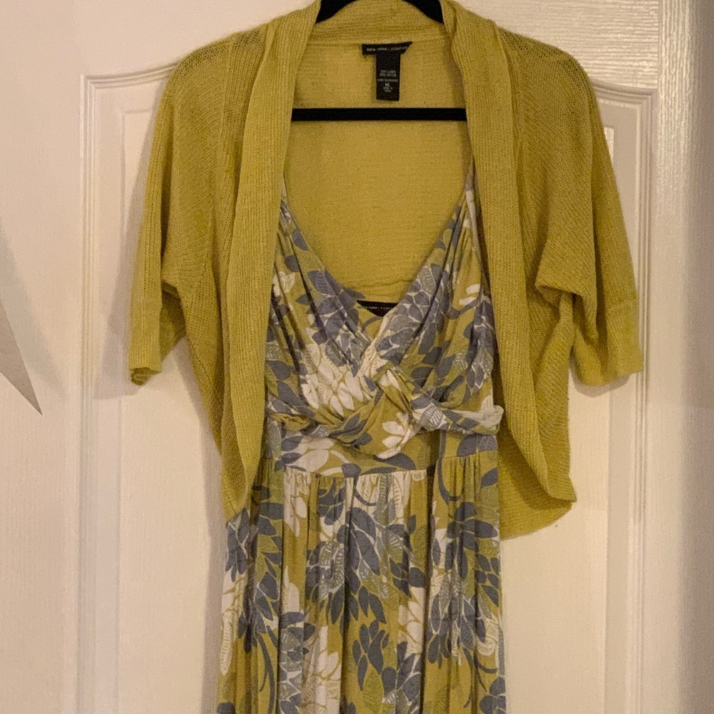 NY&COMPANY maxi dress, L